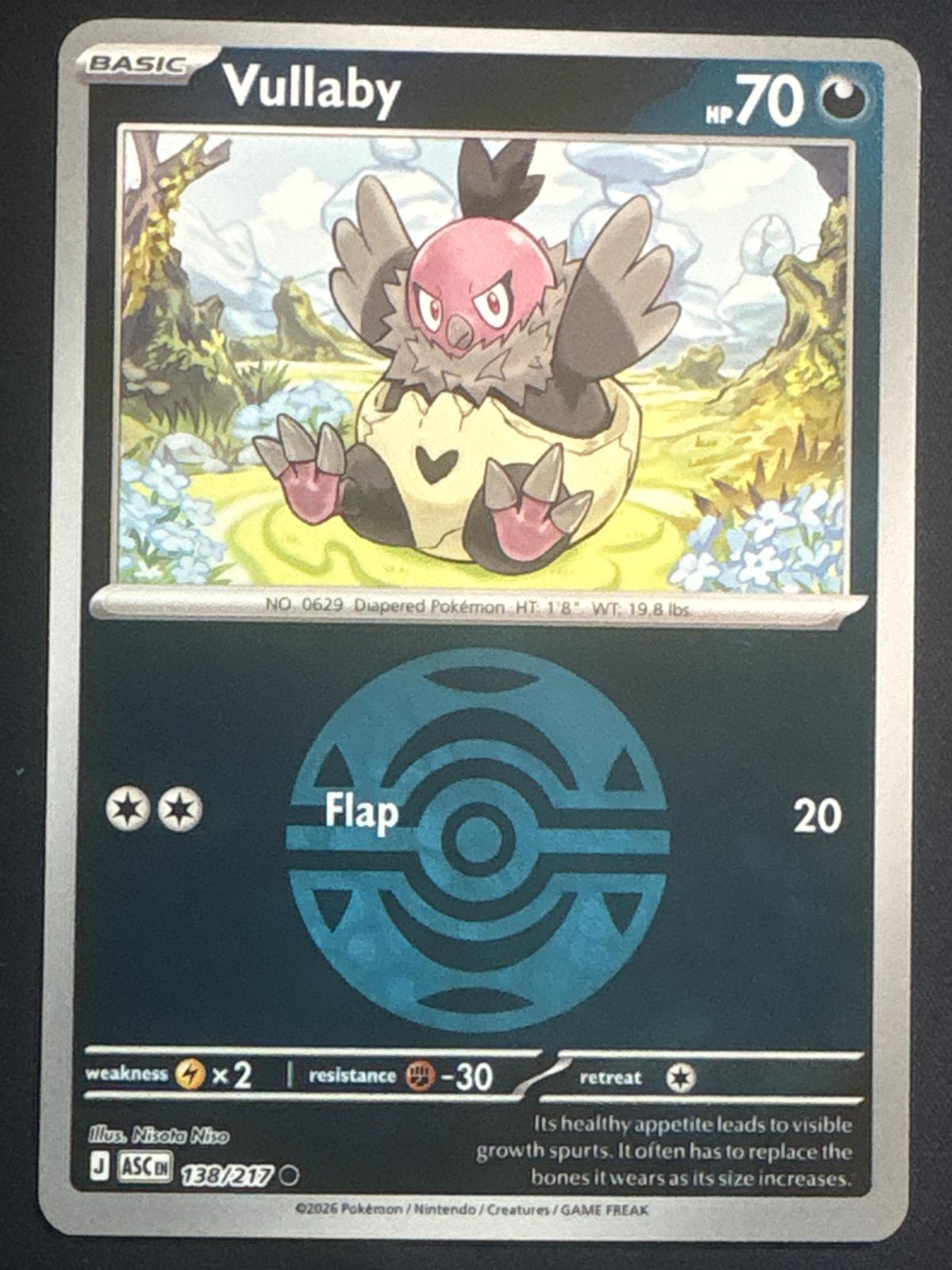 Ascended Heroes Vullaby [Ball] Pokémon card
